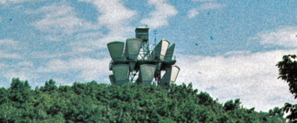 A microwave communications system for Southern Railroad in Alexandria Virginia.