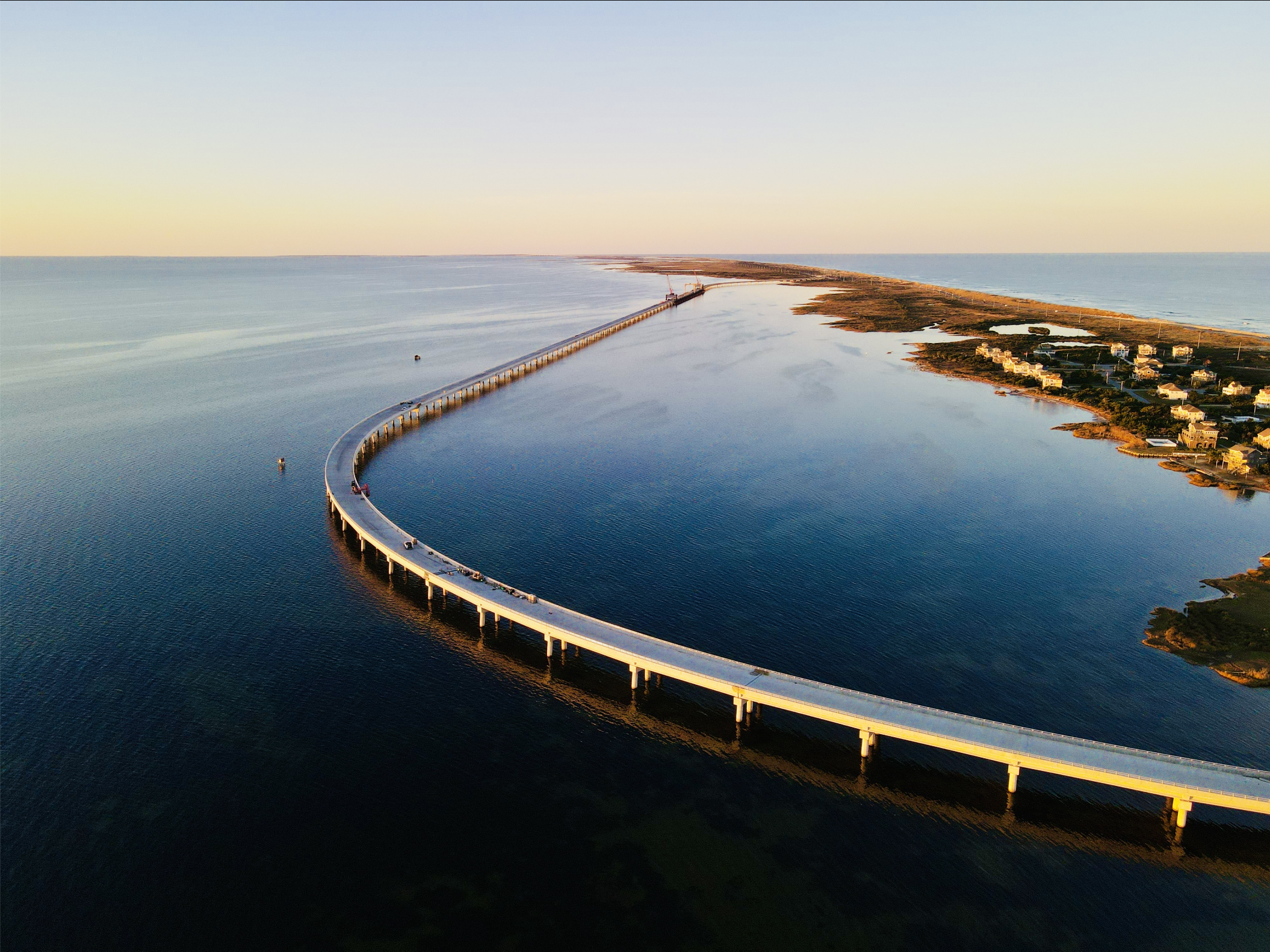 Rodanthe Bridge in Dare County, North Carolina